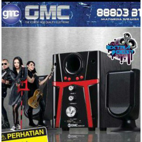 speaker multimedia gmc-888D3 bluetooth