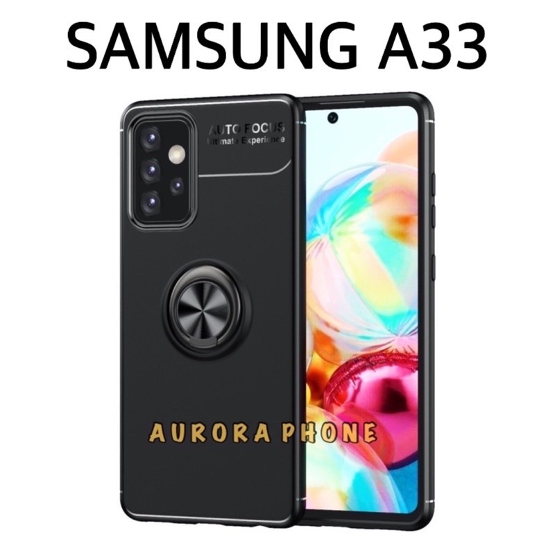 Samsung A33 Soft Case Invisible Iring Cassing Samsung A33 Iring Case Soft Case Samsung A33 Ring Auto