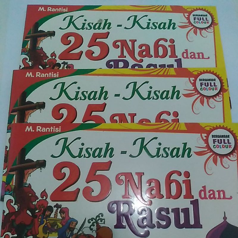 Kisah 25 nabi untuk anak. cerita nabi. bergambar dan berwarna