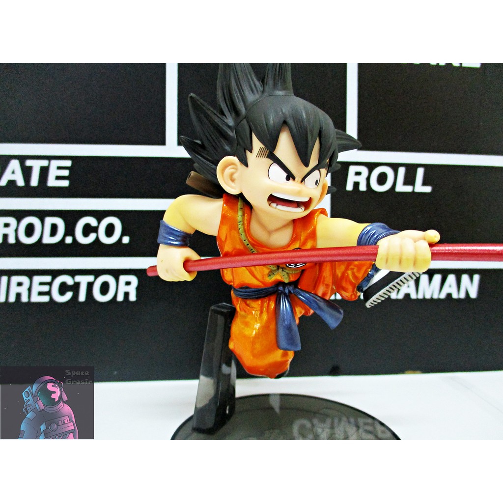 Action Figure Dragonball Goku vs Krillin Scultures Banpresto