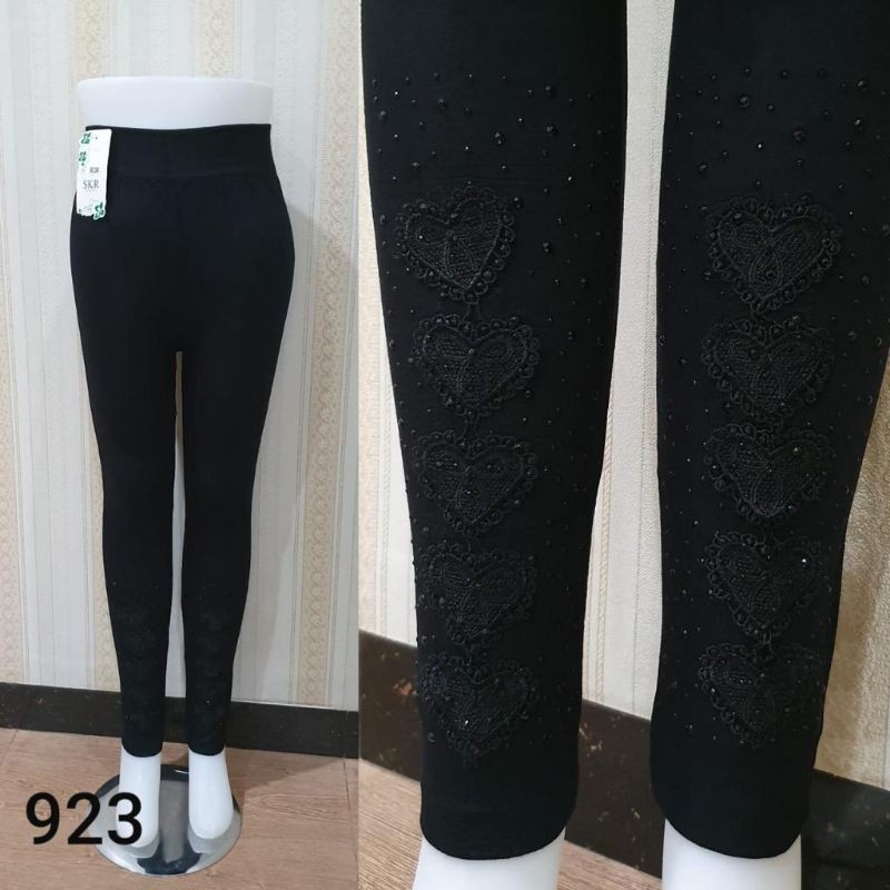 Legging Brukat Import Mote