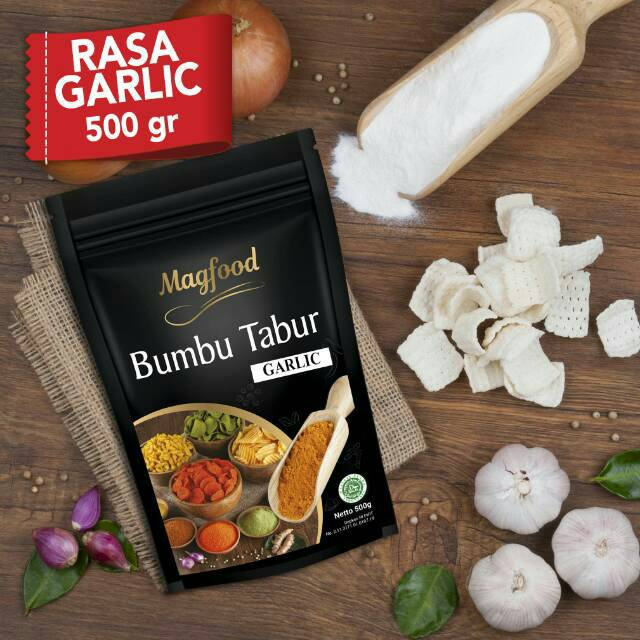 Magfood Bumbu Tabur Garlic 500 GRAM