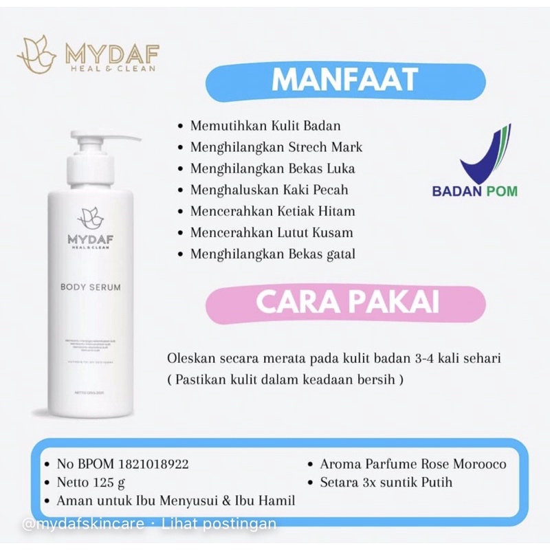 MYDAF BODY SERUM