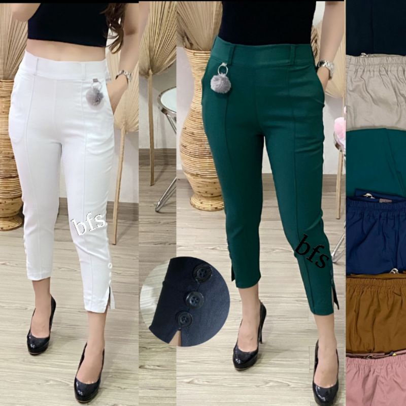 Celana Wanita Impor Soft Jeans Srecth 9095