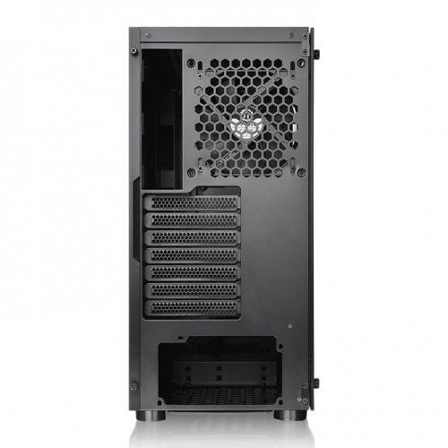 THERMALTAKE H100 TG Black | PC Case Mid Tower Black Casing