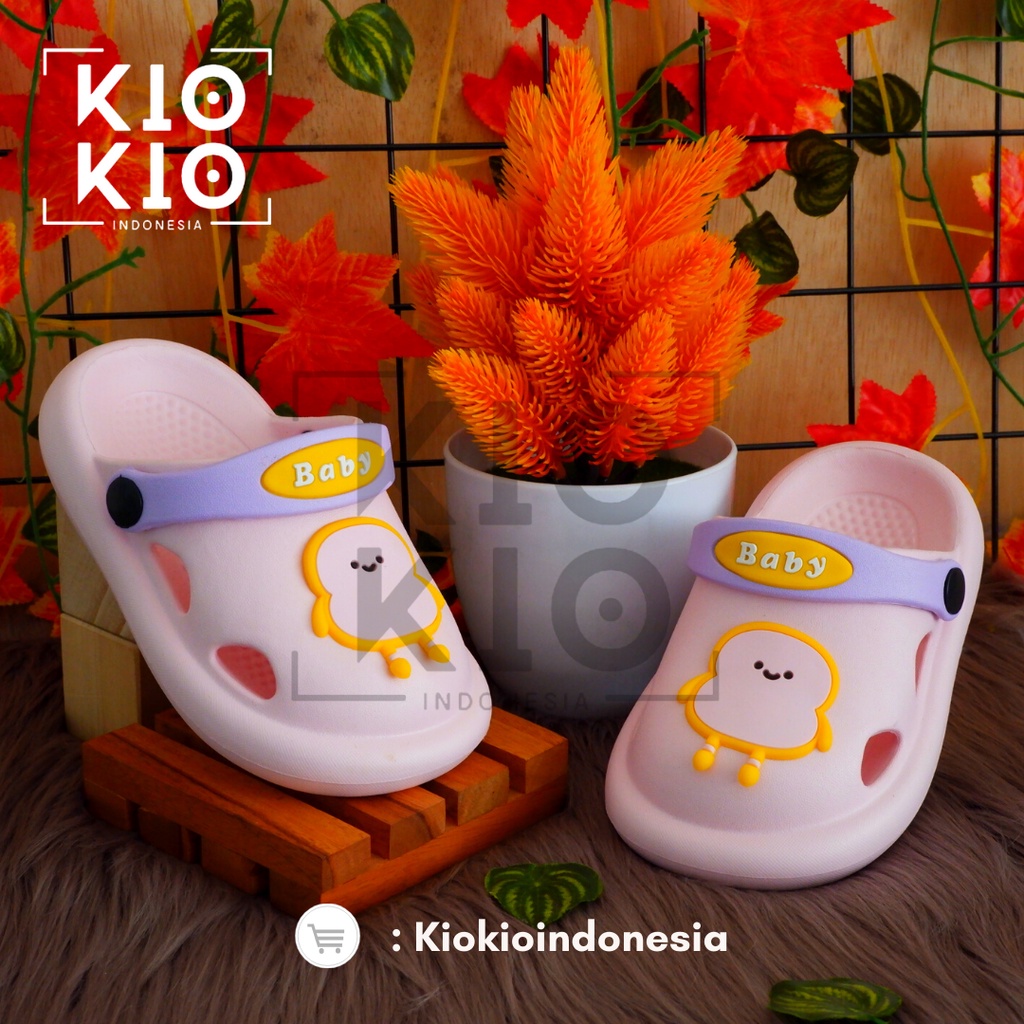 Sandal Baim Anak-anak / Sandak Kodok Anak / Sandal Bakpao Anak / Sepatu sandal ANAK Karakter Lucu BABY'S series