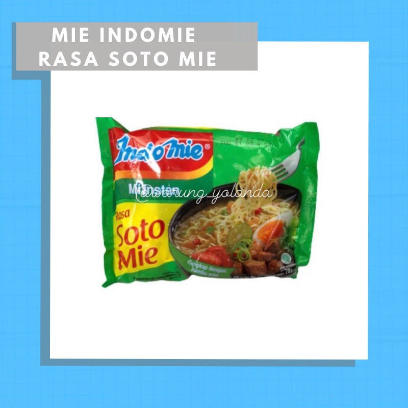 

Mie Indomie Rasa Soto