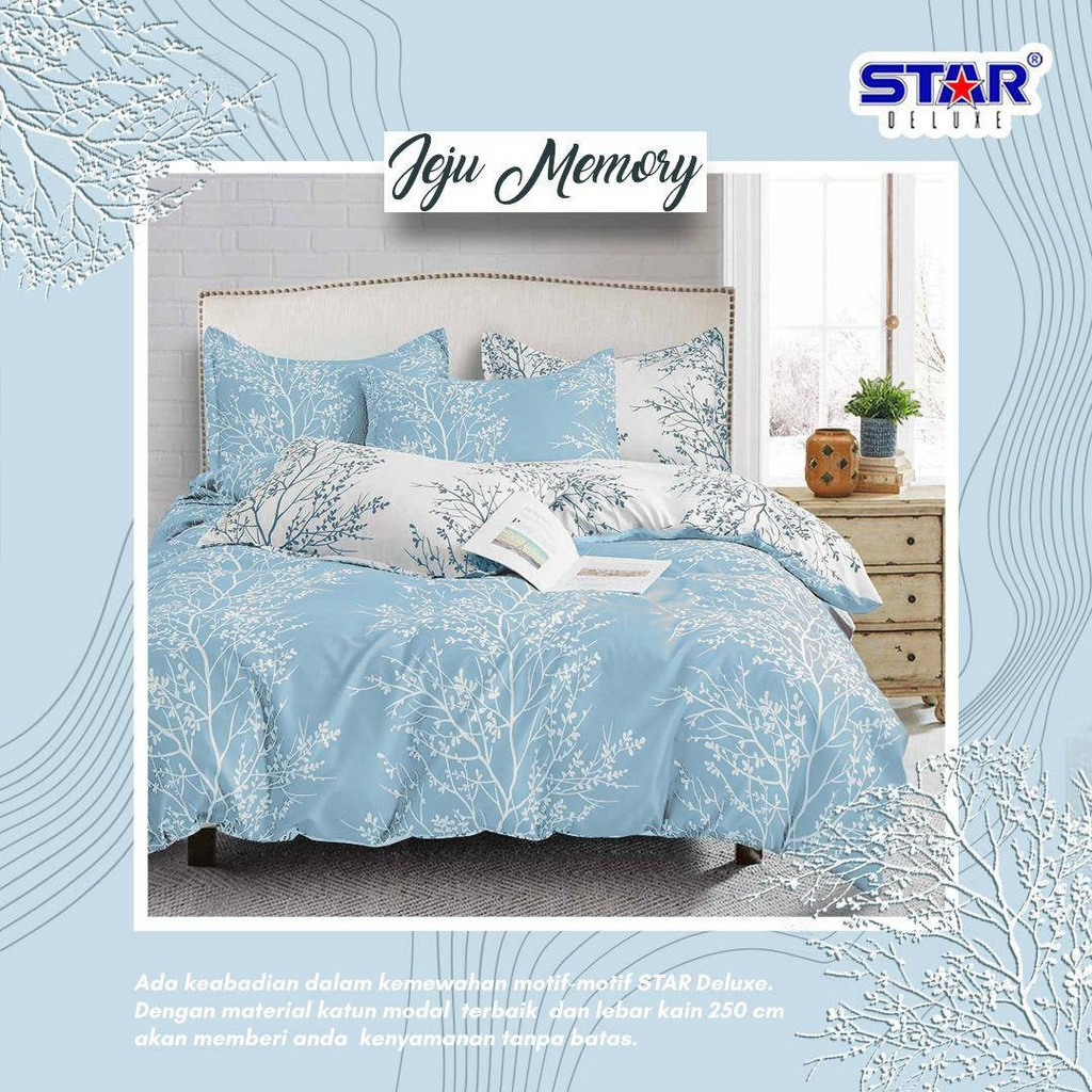 Produsen Sprei Katun Jeju Memory Baby Blue Ukurn 90-199 aKBo8mMIpnGryY