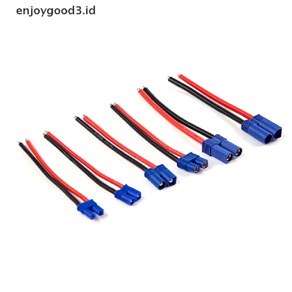 Ec2 / ec3 / ec5 Kabel Konektor Pigtail Male Female Bahan Silikon Untuk Rc Lipo