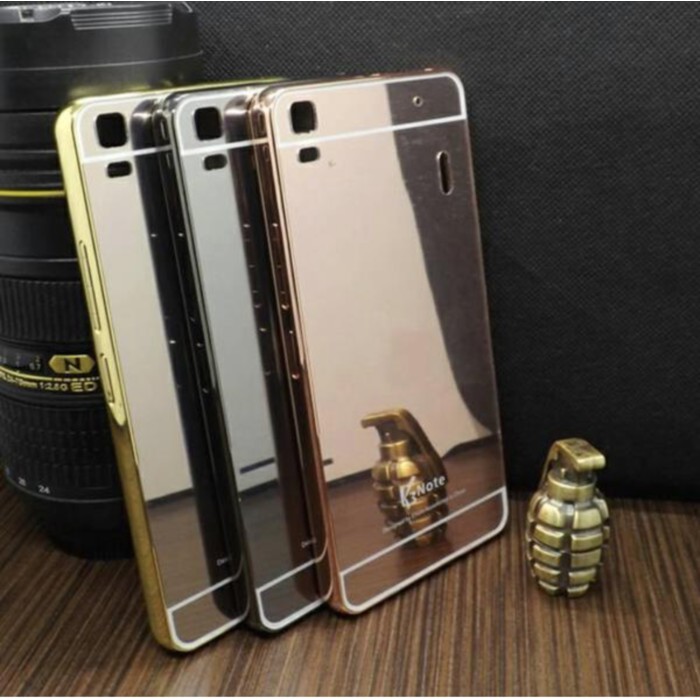 Aluminium Bumper Mirror Case Lenovo Vibe K5, K5+, K5 Note &amp; A7000