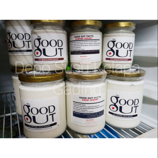 Good Gut Greek / Almond / Coconut Yogurt / Kimchi | Fresh Milk Segar Probiotic Yoghurt Biokul Elle