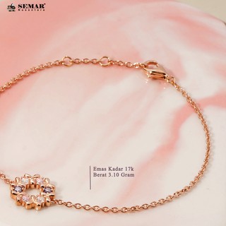  Gelang  Emas Peony Collection Gold 17K Semar  Nusantara 