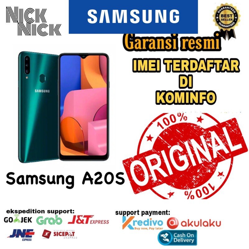 PROMO Cuci Gudang HP Samsung A20S [3/32] [4/64] Garansi Resmi