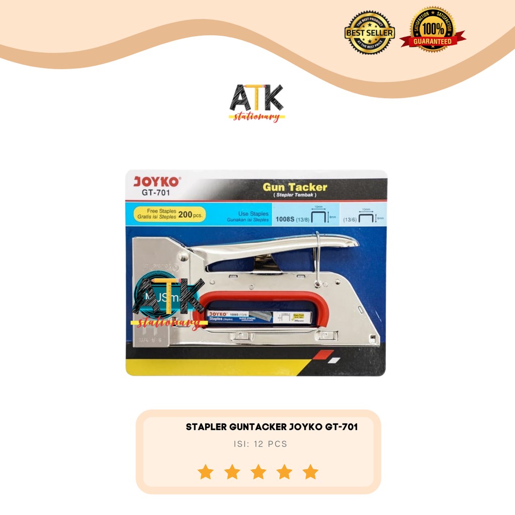 

Stapler Tembak / Gun Tacker Joyko GT-701 Atk