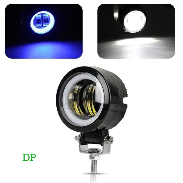 Lampu Tembak Sorot LED CWL 2 Mata Cree 20 Watt 12 Volt Bulat Motor Mobil