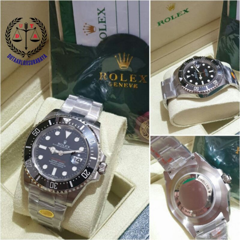 JAM TANGAN PRIA ROLEX SEA AUTOMATIC SWISS ETA
