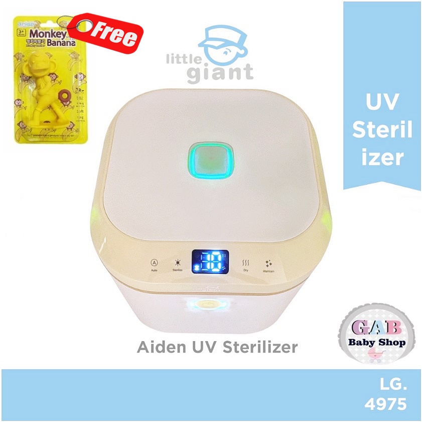FREE TEETHER ANGE! Little Giant Aiden UV Sterilizer And Dryer | Penghangat Botol Susu Bayi