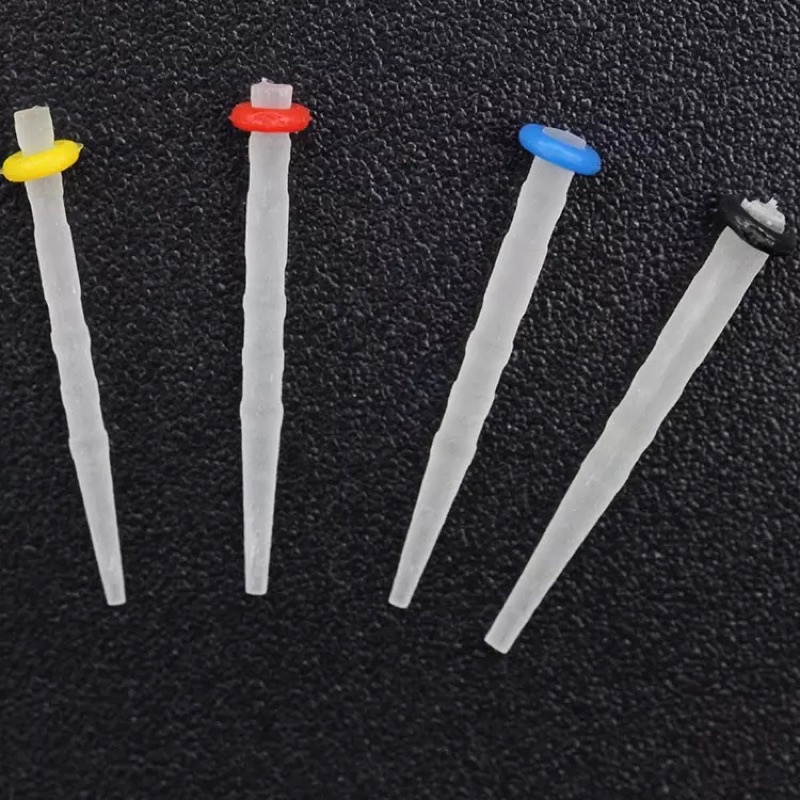 Dental refill fiber post fiberpost ecer pasak gigi kuning merah biru hitam post core