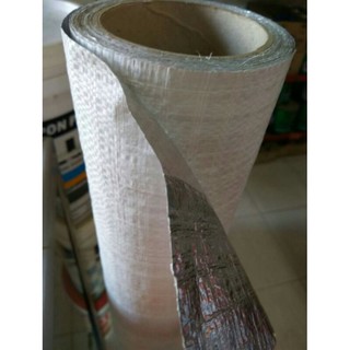 Peredam Panas Atap Aluminium Foil Woven Single Side 1 Peredam Panas Atap Aluminium Foil Woven Single Side 1