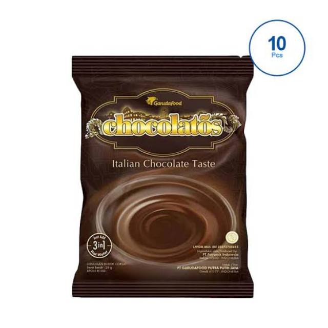 

Chocolatos Drink Minuman Coklat by GarudaFood (1 Renceng isi 10 Pcs)