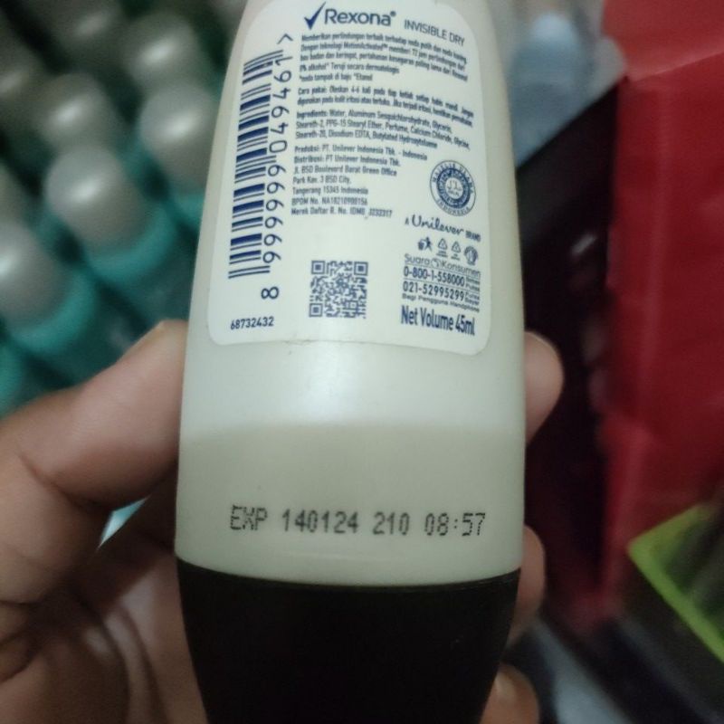 REXONA Invisible Dry Fresh Roll-on 45ml