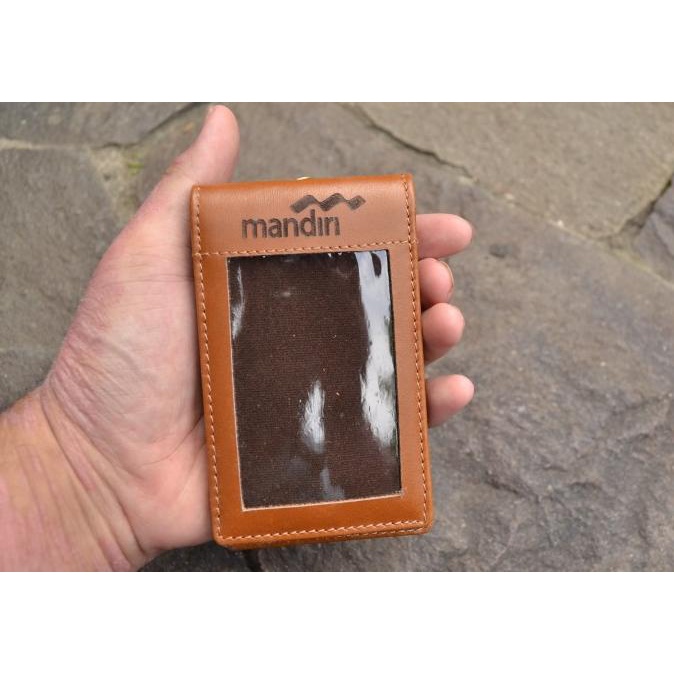

Office & Stationery | Document Organizer | Name Tag Leather Logo Bank Mandiri Id Card Holder Kulit | Best Seller