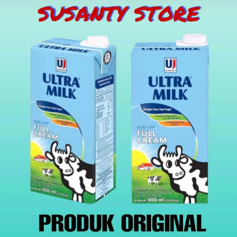 

ULTRAMILK PLAIN KEMASAN 1000ML.