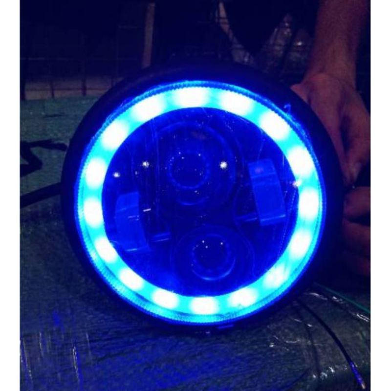 Lampu depan daymaker japstyle ukuran 5,75 inch batok cb