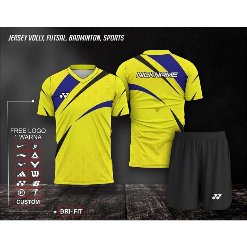 1 set Jersey Bulutangkis || BADMINTON || SET JERSEY || JERSEY CUSTOM