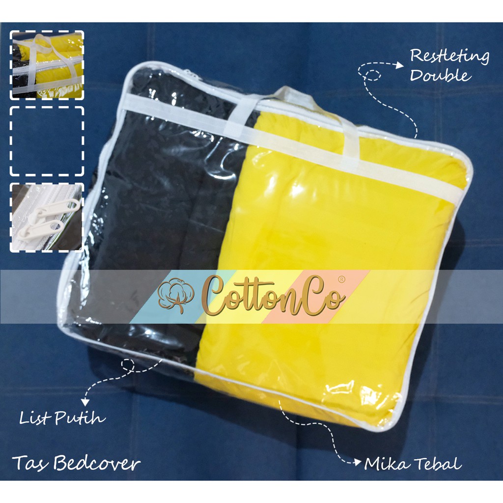 TAS SPREI/TAS SPREI RUMBAI/ TAS BALMUT/TAS BEDCOVER MIKA TEBAL
