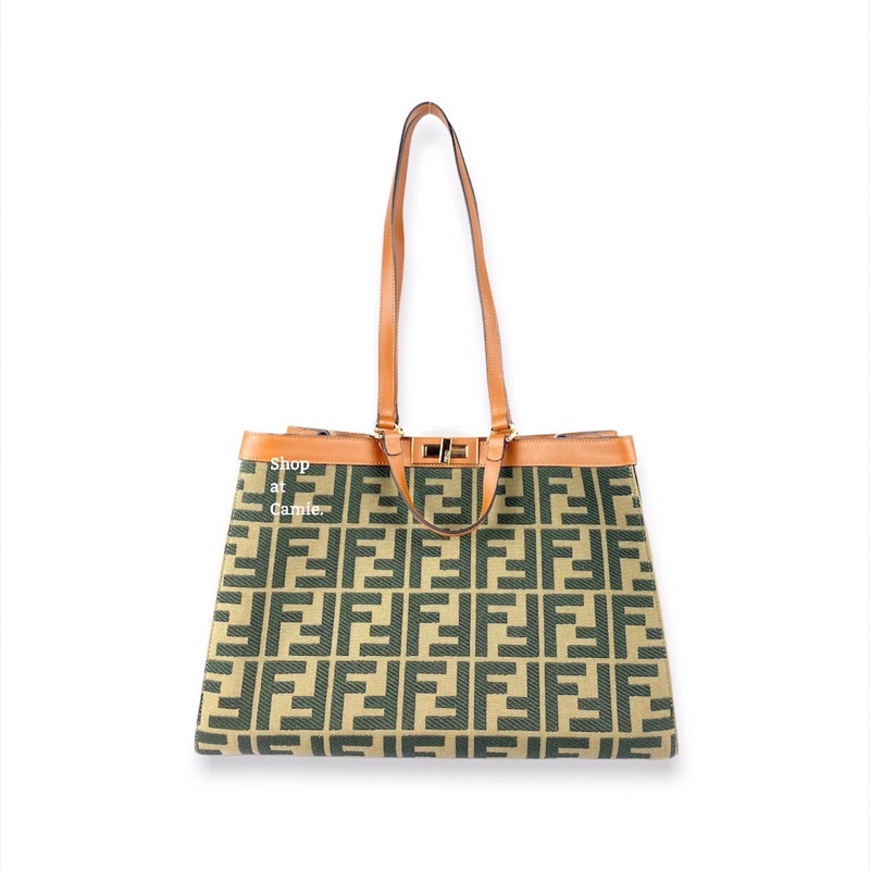 fendi peekaboo x-tote tas tote wanita