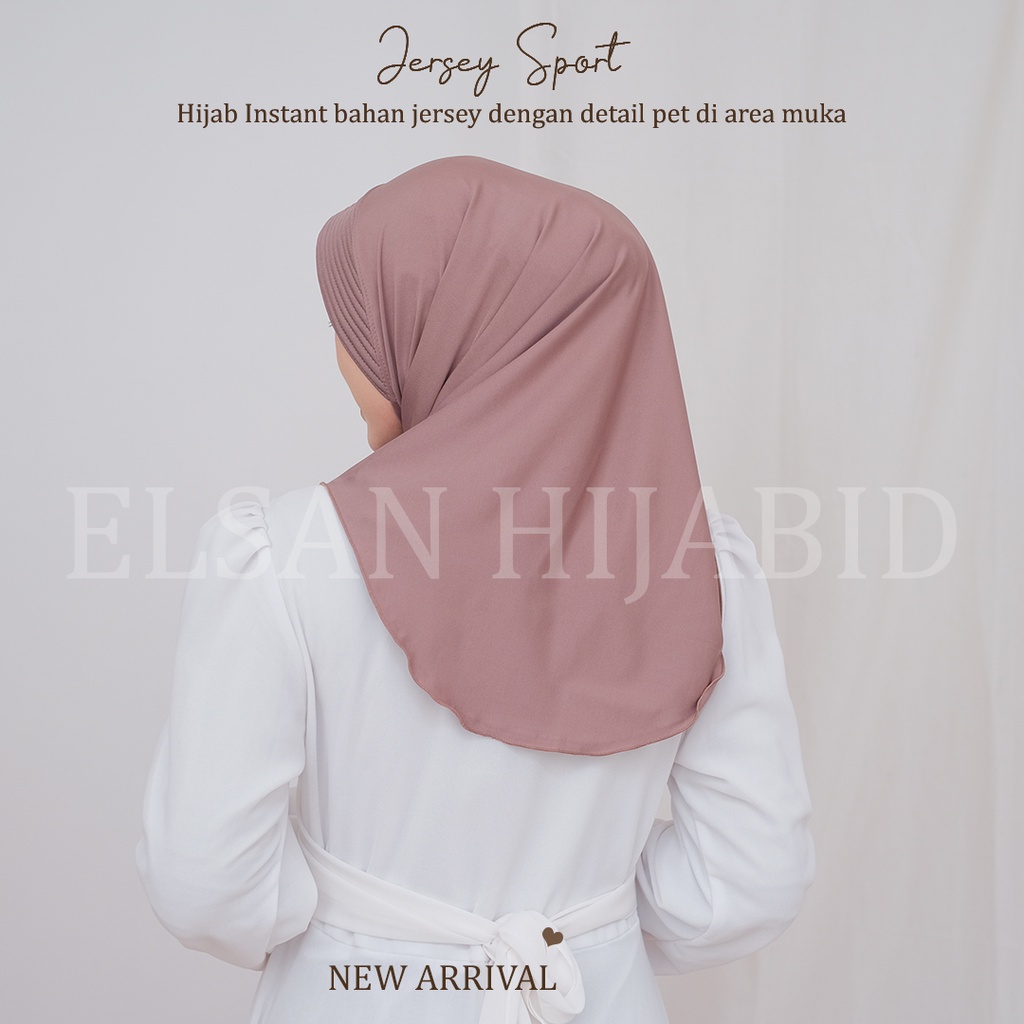 Hijab sport / Khimar Jersey Sport premuim grade A-7
