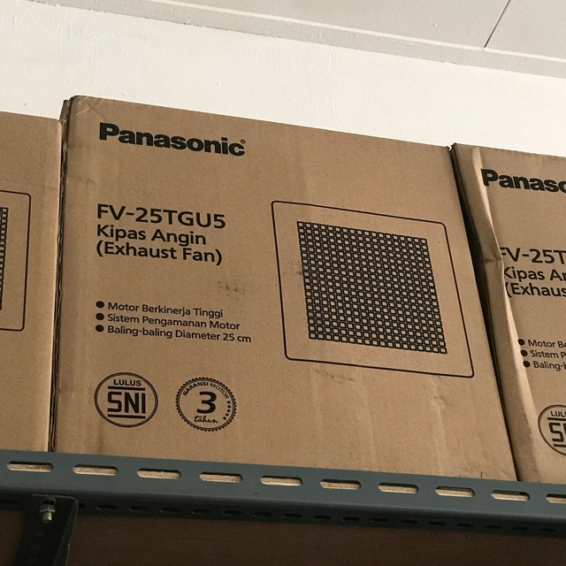 PANASONIC EXHAUST FAN PLAFON 10 INCH FV-25TGU5 HEXOS FAN PLAFON PANASONIC 10 INCH