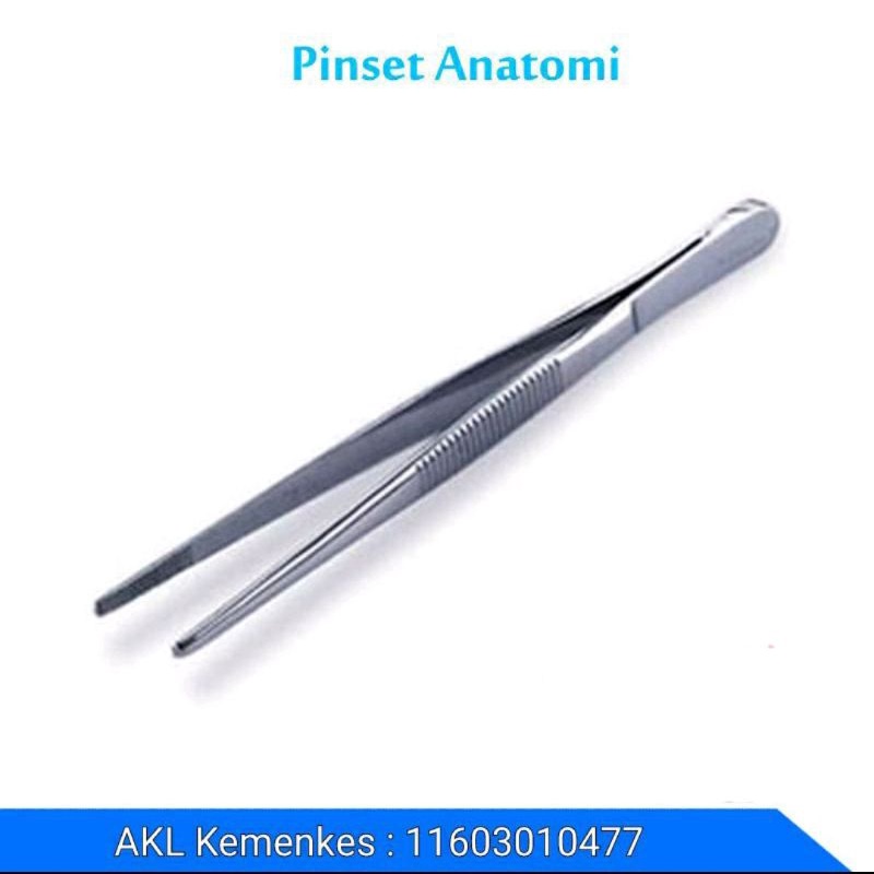 Pinset Anatomis Medis 14cm Pinset Anatomi Dressing Forcep 14 cm