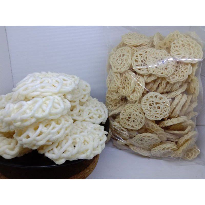 

KRUPUK MAWAR MENTAH 500 GR