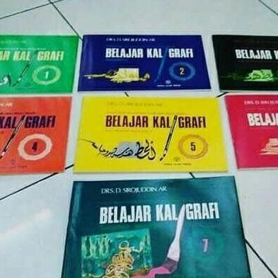 

[COD] buku panduan kaligrafi 1 set free pena handam SALE Kode 1149