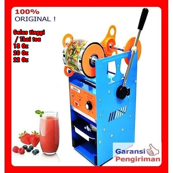 Murah unik dapur Alat Press Gelas Plastik Cup Sealer thai tea gelas tingg 22oz micko Nie_thaaa Shop
