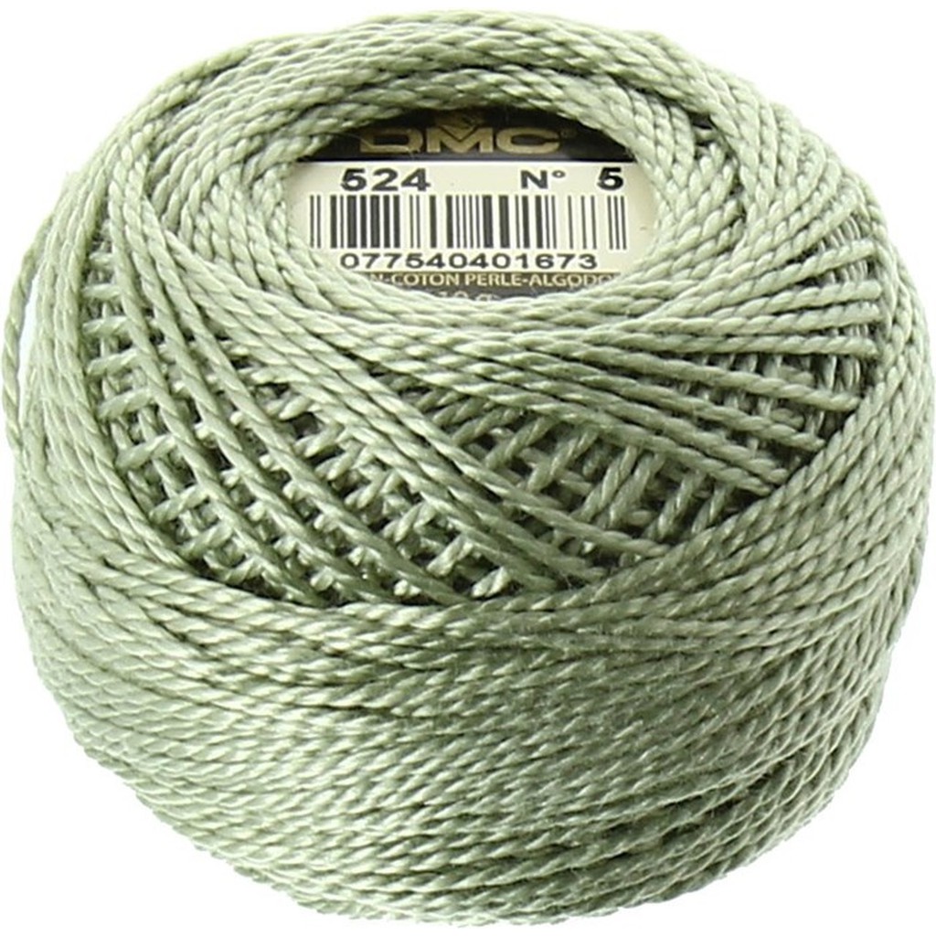 Benang Sulam DMC Art 116 Cotton Perle Pearl Ball Size 5 Kode 524