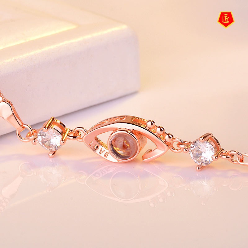 [Ready Stock]Devil's Eye Bracelet Simple Fashion