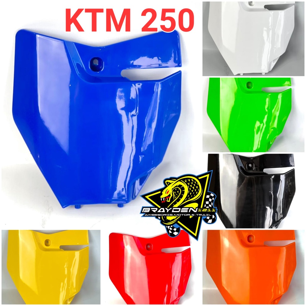 COVER NOMOR KTM 250 2017 / PAPAN NOMOR KTM 250 2017 BMC