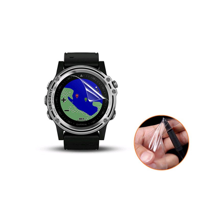 Film Bening Lembut Untuk Garmin Descent MK1 Smart Watch Screen Protector Explosion-proof HD Pelindung Films Guard Aksesoris Dengan Alat Pembersih