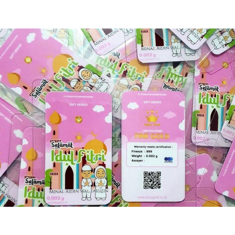 BabyGold Gift Series RAMADHAN / IDUL FITRI Emas Mini 24 Karat
