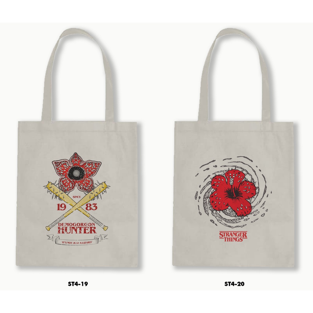 TOTE BAG RESLETING - STRANGER THINGS 4 - 01