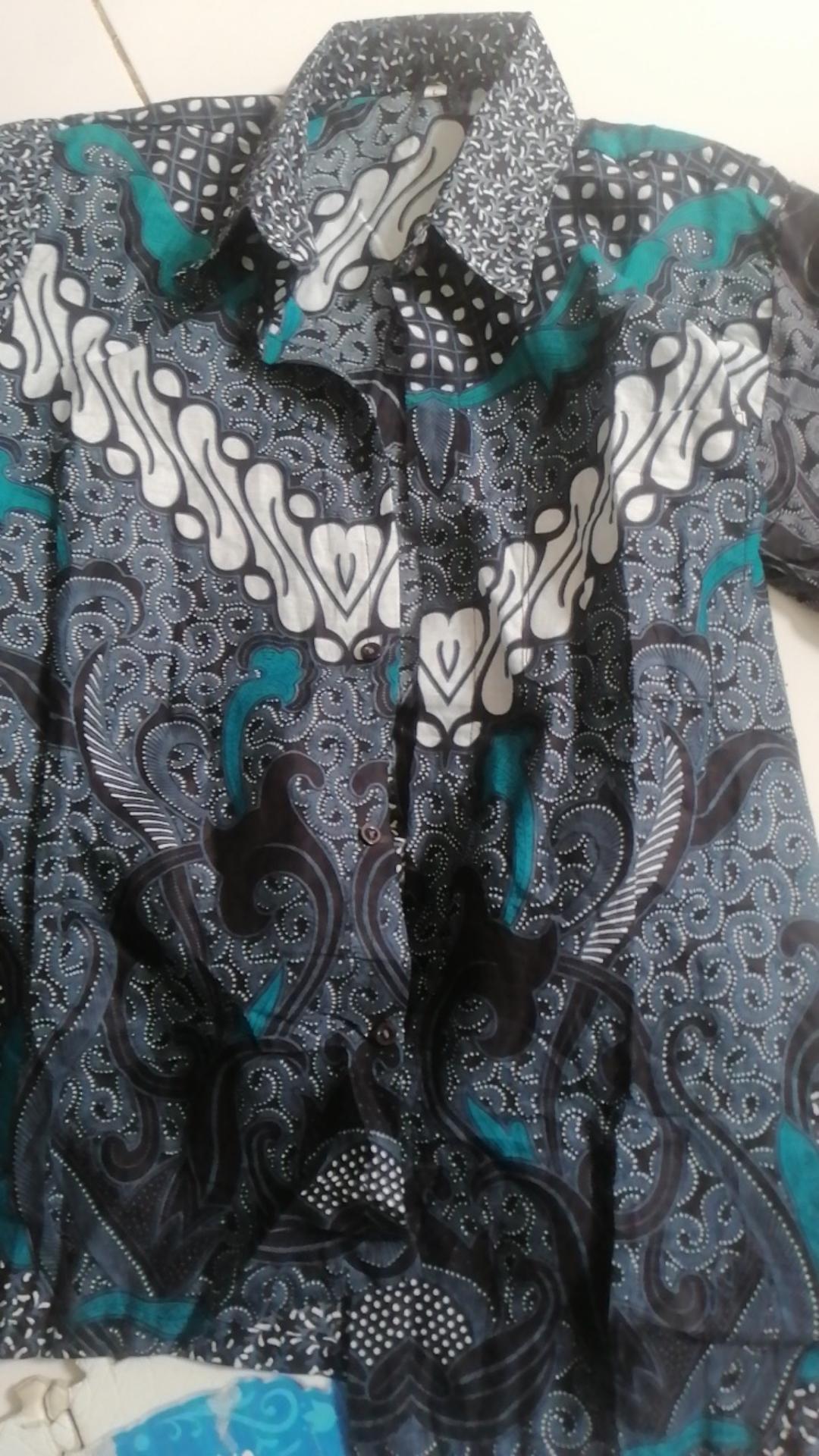Kemeja Batik Lengan Panjang Size M L Xl Xxl Xxxl