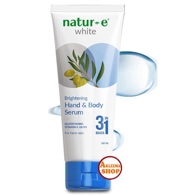 Natur-E White Brightening Hand &amp; Body Serum 180ml