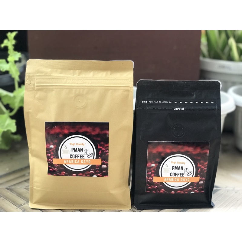 

Kopi Arabica Gayo Semi Wash 200 gram Biji / Bubuk Kopi-Pman Coffee