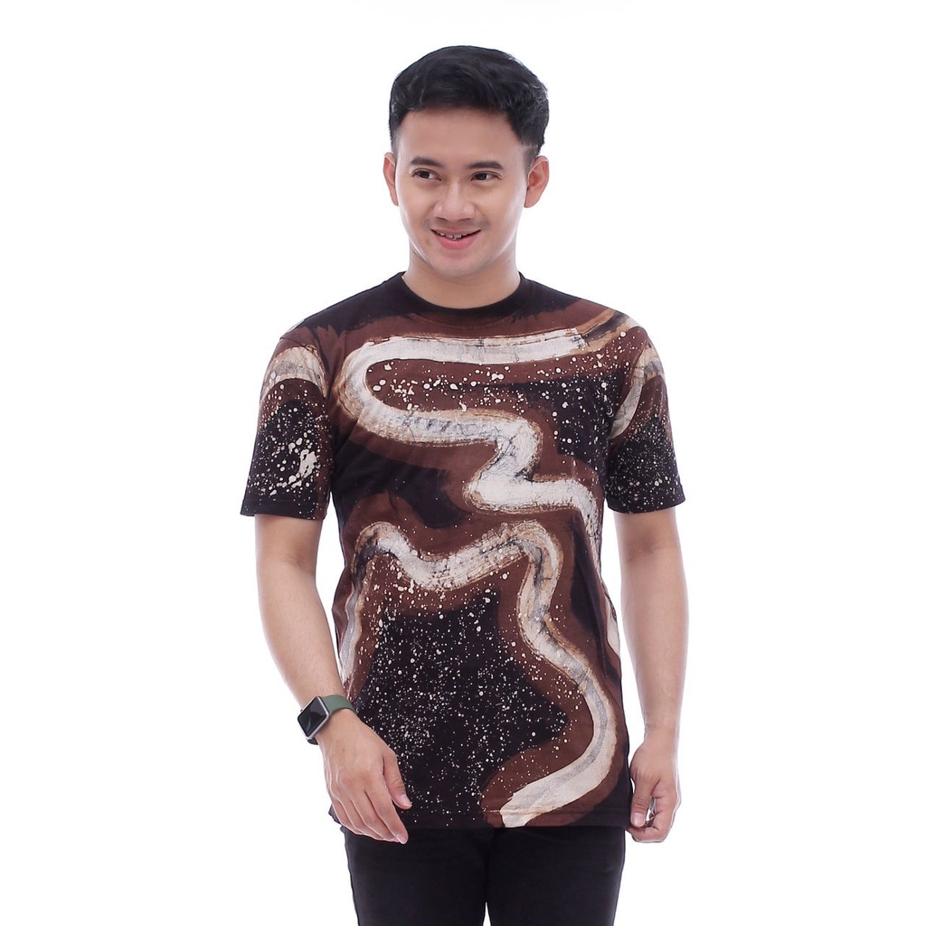 KAOS PRIA ABSTRAK / KAOS PRIA CAP ABSTRAK BAHAN COTTTON COMBED 30S 5 VARIASI