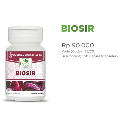 BLOSIR HNI HPAI / OBAT GEJALA WASIR