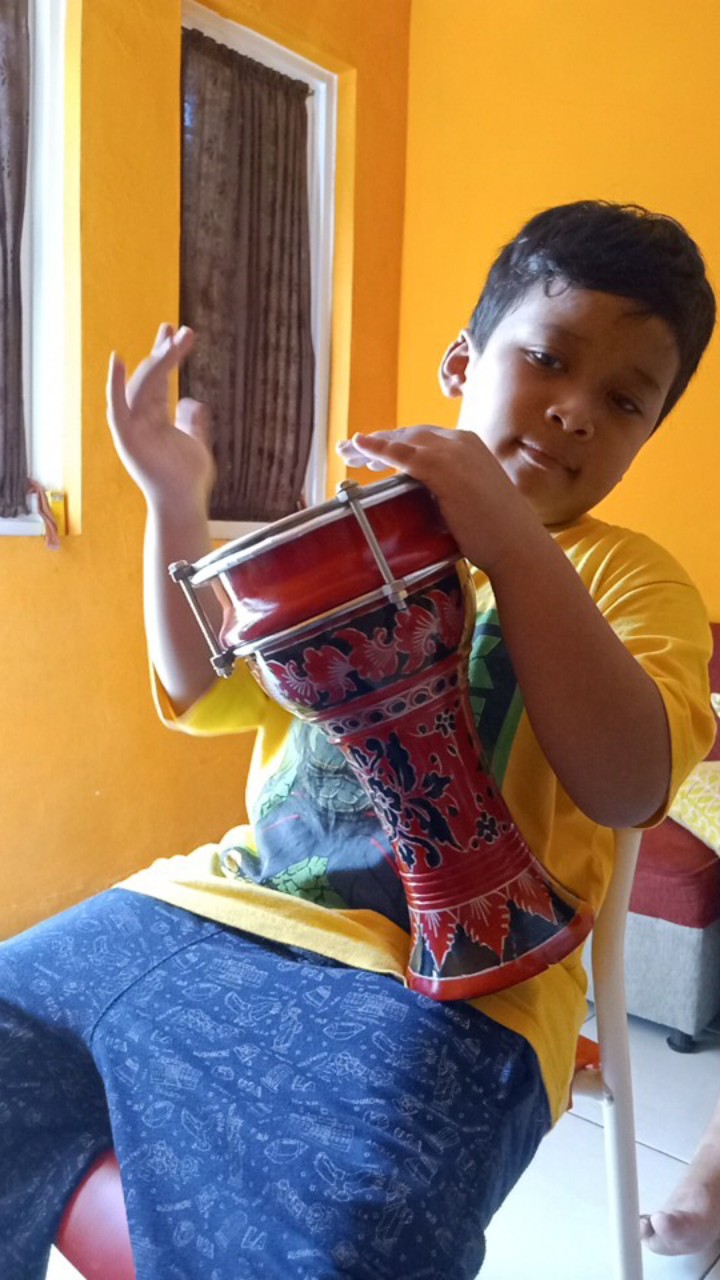 Tumbuk Marawis Mini Batik Anak 6 Inc