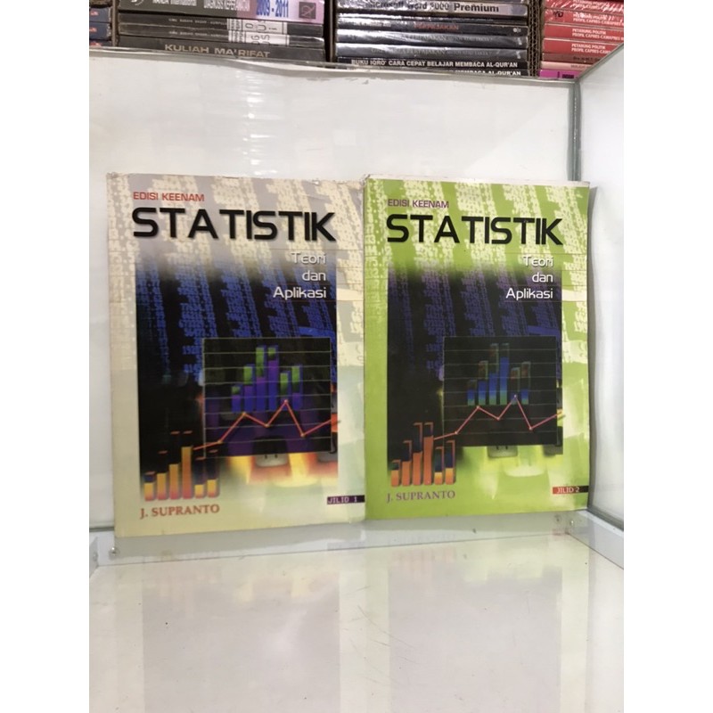 

STATISTIK TEORI DAN APLIKASI EDISI KEENAM JILID 1 $ 2 - J SUPRANTO